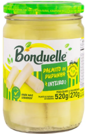 PALMITO DE PUPUNHA INTEIRO BONDUELLE VIDRO 300G