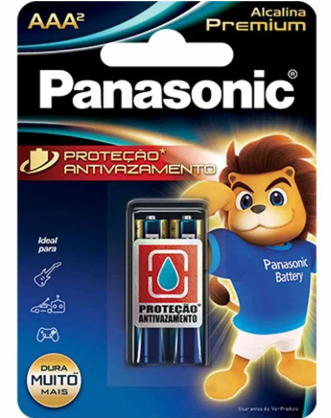 PILHA PANASONIC PREMIUM AAA C/2