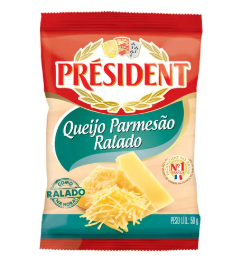 QUEIJO PARMESÃO RALADO PRESIDENTE 100G
