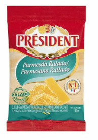 QUEIJO PARMESÃO RALADO PRESIDENTE 100G