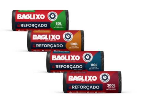 SACO LIXO BAG LIXO REF.RECICL.50L
