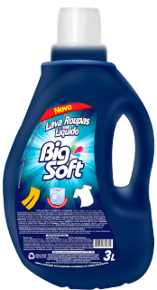 LAVA ROUPAS LIQ.BIG SOFT 3L PODER AZUL