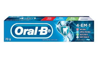 CREME DENTAL ORAL B 4 EM 1 70G