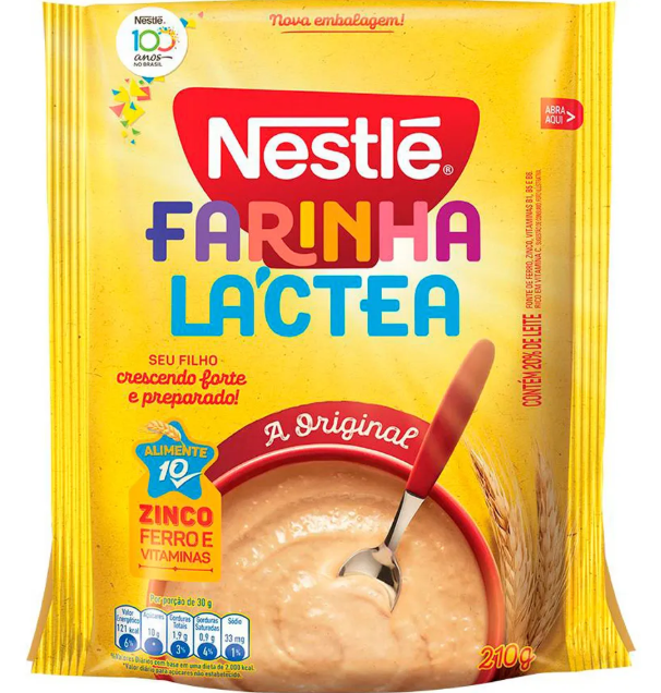 FARINHA LÁCTEA NESTLÉ SACHET 210G