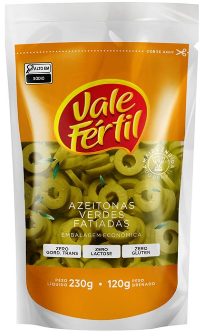 AZEITONA VALE FÉRTIL VERDE FATIADA 120G