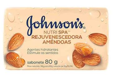 SABONETE JOHNSONS AMENDOAS 80G
