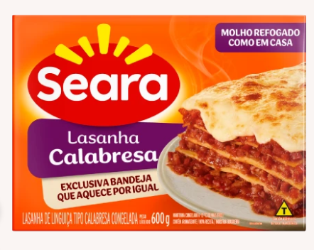 LASANHA CALABRESA SEARA 600G