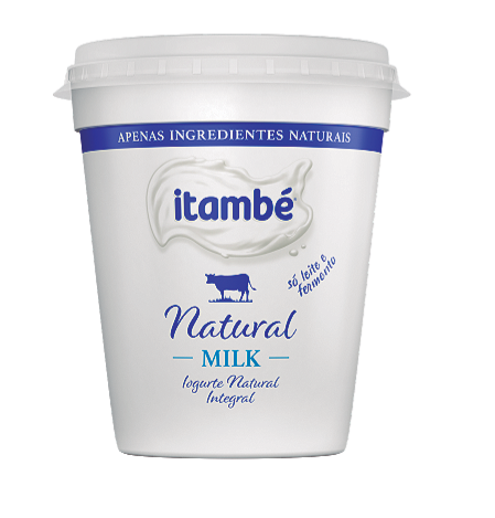 IOGURTE NATURAL ITAMBE MILK INTEGRAL POTE 450G