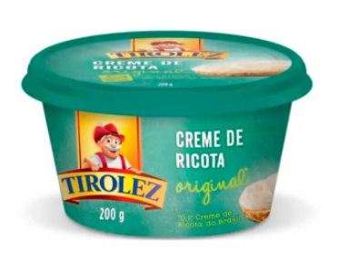 CREME DE RICOTA TIROLEZ TRADICIONAL 200G