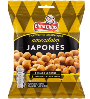 AMENDOIM JAPONES ELMA CHIPS 145G