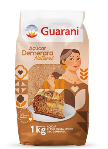 AÇÚCAR DEMERARA GUARANI 1KG