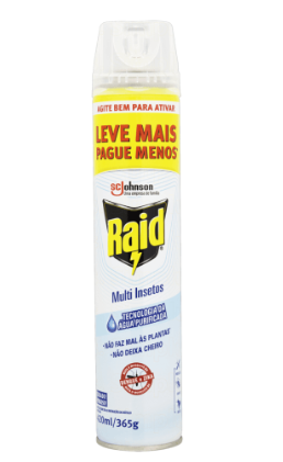 INSETICIDA AEROSOL RAID AQUA PROTECTION 420ML
