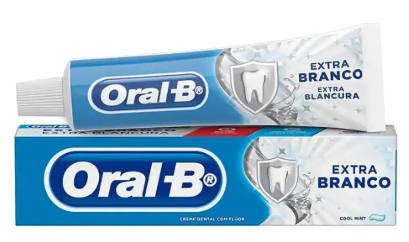 CREME DENTAL ORAL B EXTRA BRANCO 70G