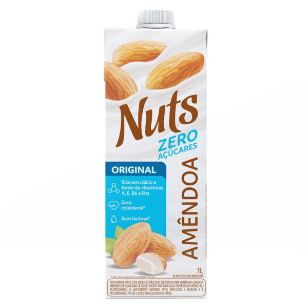 BEBIDA NUTS ORIGINAL AMENDOA ZERO 1L