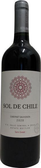 VINHO TINTO SOL DE CHILE CABERNET SAUVIGNON SEMI SWEET 750ML