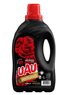 LAVA ROUPAS LÍQUIDO ROSAS E SEDUÇÃO UAU PERFUMES 3L