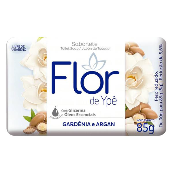 SABONETE FLOR DE YPÊ GARDÊNIA E ARGAN 85 G