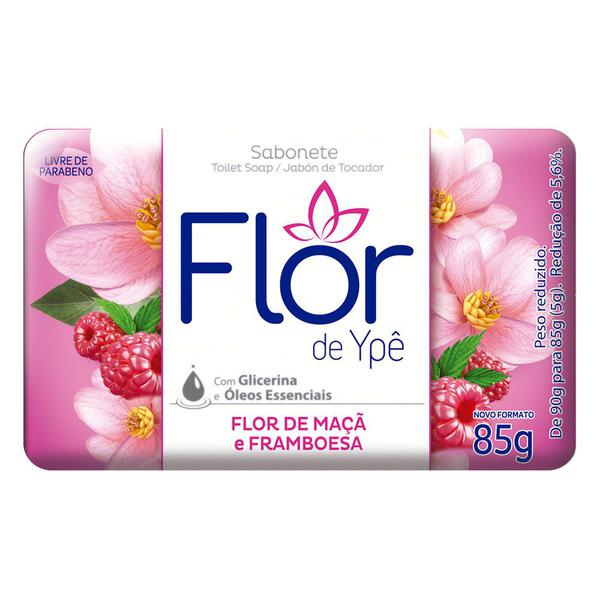SAB FLOR DE YPE 85 G MAÇÃ/FRAMBOESA
