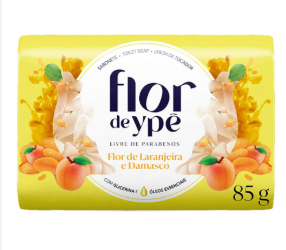 SABONETE FLOR DE YPÊ LARANJA E DAMASCO 85 G
