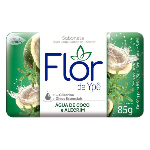 SABONETE FLOR DE YPÊ ÁGUA COCO E ALECRIM 85 G