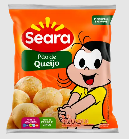 PAO QUEIJO SEARA T DA MONICA 400G