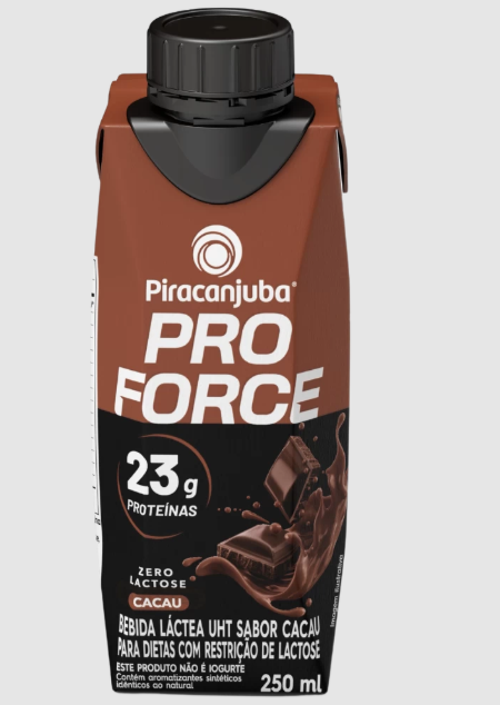 BEB.LAC.PIRACANJUBA 23G PRO FORCE CACAU 250ML