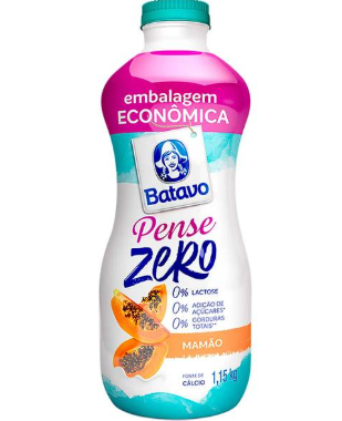IOGURTE BATAVO PENSE ZERO 1150G MORANGO