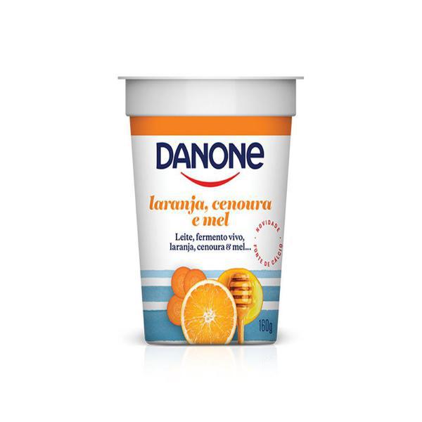 IOGURTE NATURAL DANONE LARANJA CENOURA E MEL 160G