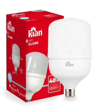 LAMPADA KIAN LED GLOBE E-27 40W 6500K BIV