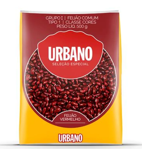 FEIJÃO URBANO VERMELHO 500G