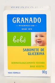 SABONETE GRANADO GLICERINADO BEBÊ CAMOMILA 90G