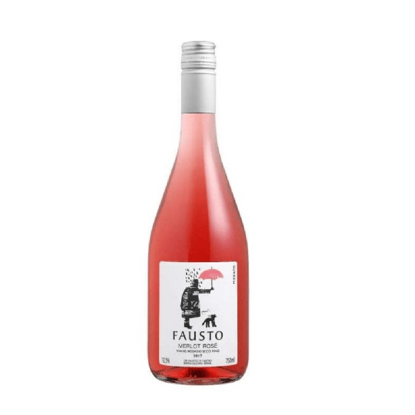VINHO FAUSTO MERLOT ROSÉ 750ML