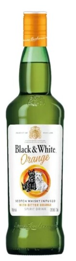 WHISKY BLACK WHITE SUNSET 700ML ORANGE