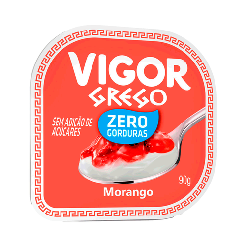 IOGURTE VIGOR GREGO ZERO MORANGO 90 G