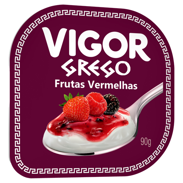 IOGURTE VIGOR GREGO FRUTAS VERMELHAS 90 G