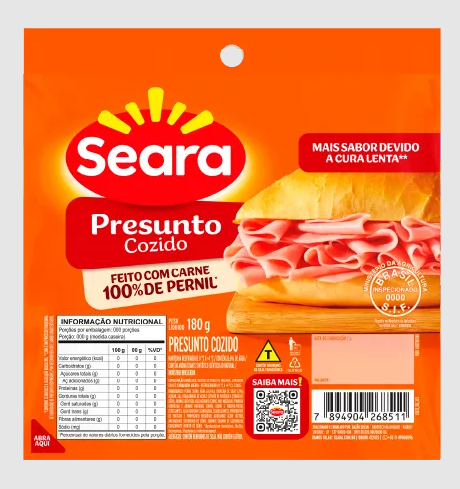PRESUNTO FATIADO SEARA 180G