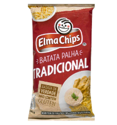 BATATA ELMA CHIPS PALHA NA MESA 90G EXTRA FINA