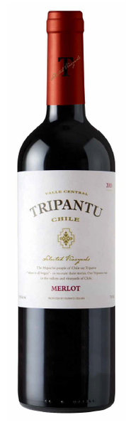 VINHO TRIPANTU MERLOT 750ML