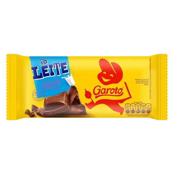 CHOCOLATE GAROTO TABLETE 80G CHOC.AO LEITE