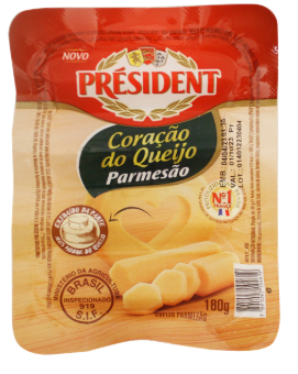 QUEIJO PARMESÃO PRESIDENT CILINDRO 180G