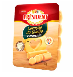 QUEIJO PARMESÃO PRESIDENT CILINDRO 180G