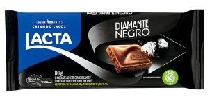 CHOCOLATE LACTA DIAMANTE NEGRO 80G