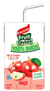 SUCO MAGUARY FRUIT SHOOT 100% MAÇÃ 150ML