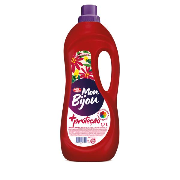 AMACIANTE DE ROUPAS MON BIJOU + PROTEÇÃO 1,7L