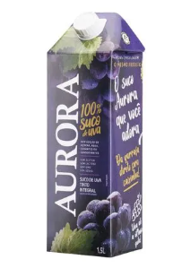 SUCO UVA AURORA INTEGRAL CAIXA 1,5L