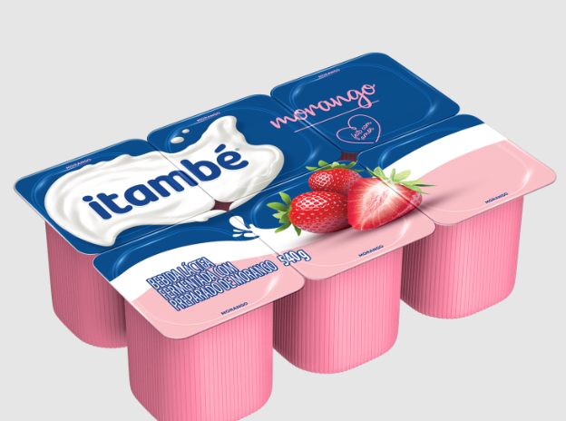 BEBIDA LACTEA FERMENTADO ITAMBE MORANGO 540G
