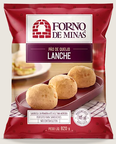 PÃO QUEIJO FORNO DE MINAS LANCHE 820G