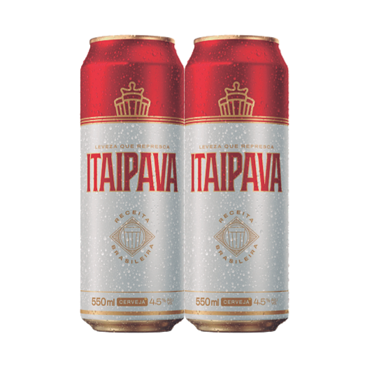 CERVEJA ITAIPAVA LATA 550 ML
