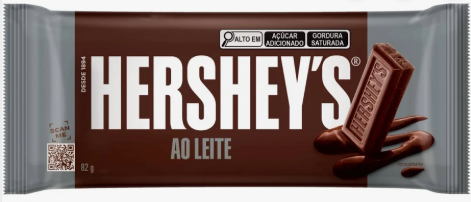 CHOCOLATE HERSHEYS AO LEITE 82G