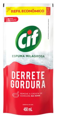 DESENGORDURANTE CIF DERRETE GORDURA REFIL 450ML